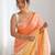 Yellow GOLD CRUSH EMBROIDERED WORK SAREE