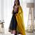 Dandiya Navratri Full Flared Black Anarkali With Embroidered Dupatta