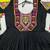 Dandiya Navratri Full Flared Black Anarkali With Embroidered Dupatta
