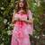 Peach Pink Color Beautiful Kurti Palazzo Set 
