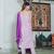Lavender Color Fusion Suit Set With Dupatta Festival Wear Suit Set 