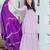 Floral Purple Suit Set With Palazzo Festival Wear Suit Set With Beautiful Dupatta