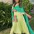 Pista Green Color Suit Set With Beautiful Leheriya Dupatta Festival Wear Suit Set