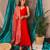 Red Color Floral Suit Set With Dupatta Beautiful Festival Wear Suit Set