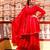 Gotta Work Red Color Suit Set Traditional Wear Suit Set With Dupatta