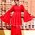Gotta Work Red Color Suit Set Traditional Wear Suit Set With Dupatta
