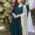 Bottle Green Color Designer Neck Suit Set Festival wear Stylish Suit Set