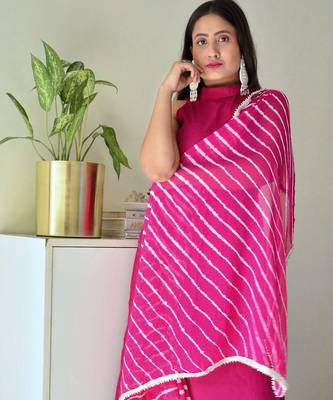 High Neck Stylish Suit Set Floral Pink embroidered Traditional Wear Suit Set  2