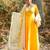 Yellow Beautiful Suit Set Stylish Suit Set With Dupatta Wedding Wear Dress
