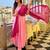Wisteria Pink Suit Set With Leheriya Dupatta Stylish Wear Suit Set 