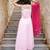 Wisteria Pink Suit Set With Leheriya Dupatta Stylish Wear Suit Set 