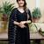 Gorgeous Suit Set With Black Dupatta Stylish Dupatta Suit Set Festival Wear