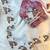 candy silk blend white embroidered saree with stitched blouse