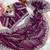 purple rangoli silk blend embroidered saree with stitched blouse
