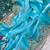 satin silk blend firozi heavy embroidered saree with stitched blouse