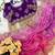 ombre pattern pink heavy embroidered saree with stitched blouse