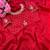 crunchy silk blend hand embroidered saree with stitched blouse