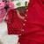 crunchy silk blend hand embroidered saree with stitched blouse