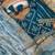 jimmi choo silk blend sky blue heavy embroidered saree with stitched blouse