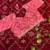 jimmi choo silk blend maroon heavy embroidered saree with stitched blouse