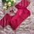 jimmi choo silk blend pink heavy embroidered saree with stitched blouse