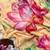 georgette floral printed saree with cutdana hand work with stitched blouse