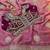 pink chiffon silk blend heavy embroidered saree with stitched blouse