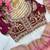 pink chiffon silk blend heavy embroidered saree with stitched blouse