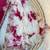 digital printed white chiffon silk blend saree with stitched blouse