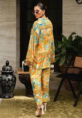Soft crepe designer printed co-ord set 2