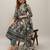 Women's Gorgeous Chanderi Silk Embroidery Flared Kurta with Pant And Dupatta Set