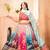 MULTICOLOR EMBROIDERY sequin WORK LEHENGA CHOLI