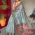 Light Blue Cotton Printed Kalamkari Pattern Saree