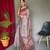 Light Pink Cotton Printed Kalamkari Pattern Saree