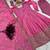 PINK VICHITRA SILK EMBROIDERY  PARTY WEAR SUIT SET 