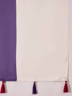 multi satin georgette printed saree with unstitched blouse 5
