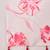 bay pink satin georgette printed saree with unstitched blouse