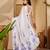 white satin georgette printed saree with unstitched blouse