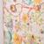 white satin georgette printed saree with unstitched blouse