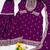 PURPLE HEAVY CHINON EMBROIDERY PARTY WEAR SUIT 