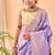 Lavender Bandhani Weaving Saree With Paithani Pallu  