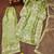 GREEN Jimmy choo EMBROIDERY PARTY WEAR SUIT SET 