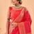 Red Bandhani Weaving Saree With Paithani Pallu  