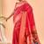 Red Bandhani Weaving Saree With Paithani Pallu  