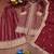 MAROON CHINON SILK  PARTY WEAR SUIT SET 