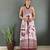 Rayon floral printed gown