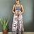 Rayon floral printed gown