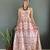 Rayon floral printed gown