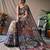 Light Yellow Soft Cotton Kalamkari Printed Saree