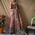 Light Pink Soft Cotton Kalamkari Printed Saree